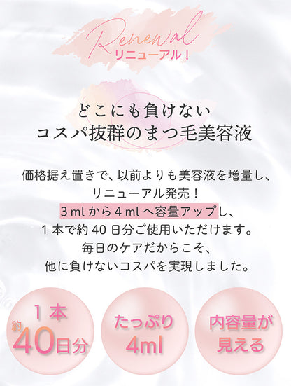 アイラッシュセラム　4ML1本（ハケタイプ）